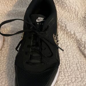 Nike Women's Black and Leopard Sneakers